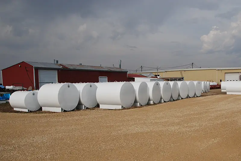 overhead farm fuel tanks